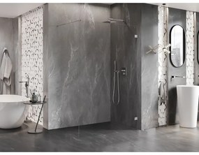 Mexen Lunar sprchová stena pravá 150 x 200 cm, 8mm číre sklo, chrómová, 830-150-000-01-00-P