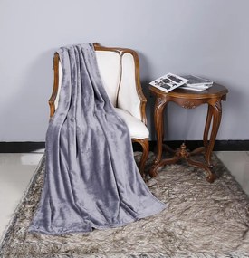 Deka Laguna 130x170 tmavosivá