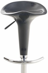 Plastová barová stolička Shine - Sivá