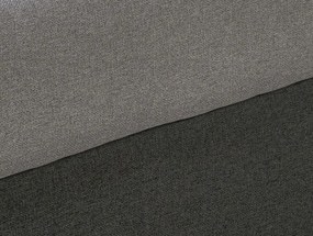 Posteľ Ormea 88x202 cm, sivo-hnedá/tmavo šedá látka