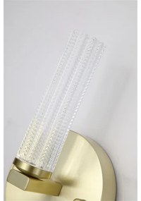 Searchlight 10371SB - LED stmievateľné kúpeľňové nástenné svietidlo ABERDEEN LED/7W/230V IP44 mosadz