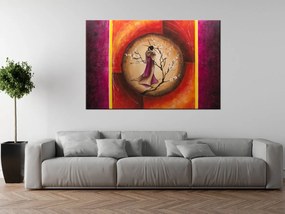 Gario Ručne maľovaný obraz Sao Chang v kruhu snov Rozmery: 120 x 80 cm