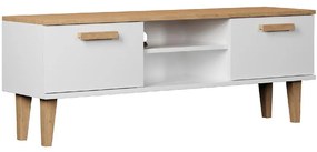 TV Stolík 120 Denver Biela/Hikora