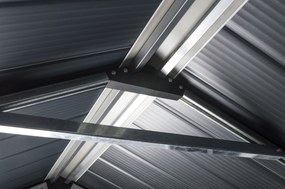 Záhradný domček G21 Boston 670 - 241 x 278 cm, plastový, šedý