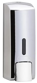 Dávkovač mydla 6,5x18,5 cm strieborný