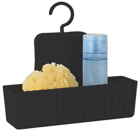 Čierna závesná kúpeľňová polička Minas - Allstar