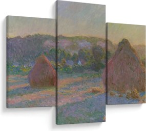 Obraz - Claude Monet, Stacks of Wheat (End of Summer) , reprodukcia (90x60 cm)