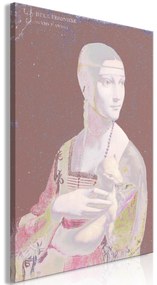 Artgeist Obraz - Pastel Lady (1 Part) Vertical Veľkosť: 60x90, Verzia: Na talianskom plátne