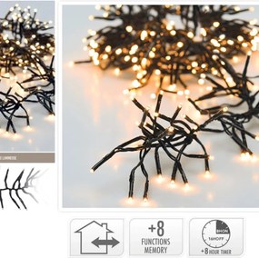 Dekoračné svetielka 576 LED biele