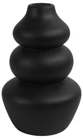 Čierna keramická váza CAIRN 22 cm