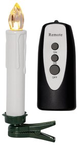 STAR TRADING Bezdrôtové LED sviečky na stromček Outdoor – 10 ks (+ ovládač)