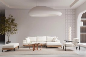 Elegantná rohová pohovka Eti 280 X 170 cm, pravá, biela