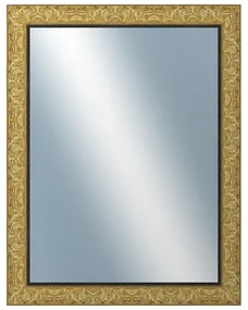 DANTIK - Zrkadlo v rámu, rozmer s rámom 70x90 cm z lišty PRAHA zlatá (2752)