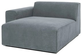 Sivý menčestrový modul pohovky (ľavý roh) Sting – Scandic