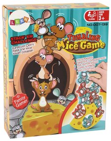 Lean Toys Arkádová hra – syrová veža s myšami