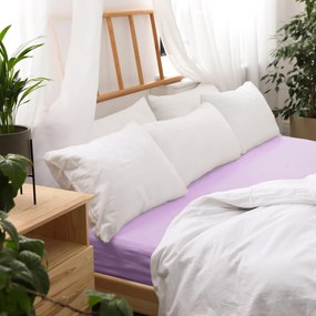 DETSKÉ JERSEY PRESTIERADLO 016 80X160 CM SVETLOFIALOVÉ