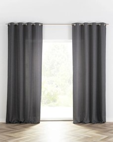 Záves BASIC s kolieskami 140x280 cm tmavosivy 1 ks.