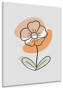 Obraz minimalistický kvet No4 - 80x120