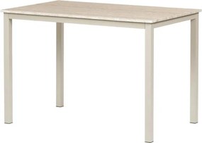 Jedálenský stôl 110x70 cm GDT-202 travertín / béžový