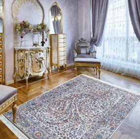 Koberec Exkluzívny Qum Silk 11 krémový
