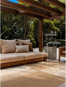 Krémovobiely/v prírodnej farbe vnútorný a vonkajší koberec 160x230 cm Haringey Acacia – Ted Baker