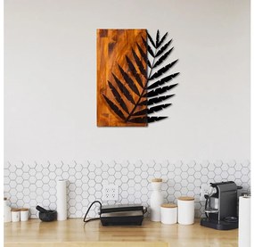 Asir Nástenná dekorácia 58x50 cm list drevo/kov AS1494