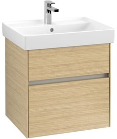 VILLEROY &amp; BOCH Collaro závesná skrinka pod umývadlo, 2 zásuvky, 554 x 444 x 546 mm, Nordic Oak, C00800VJ