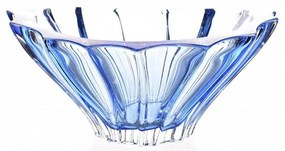 KRIŠTÁĽOVÁ MISKA BOHEMIA PLANTICA 220 MM MODRÁ