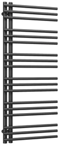 Erga Aquatic, vykurovacie teleso 1200x500 mm, 494W, čierna, ERG-LAV-AQUA-12050-BK