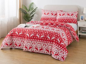 XPOSE® Francúzske flanelové obliečky MERRY CHRISTMAS DUO