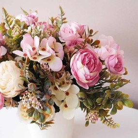 DAALO Dekoratívny kvetinový puget - ružový - AKCIA!