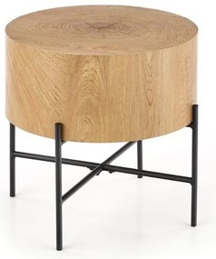 Konferenčný stolík Brooklyn S, dub / čierna
