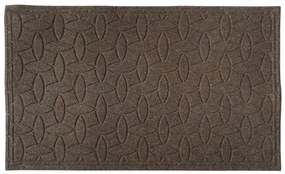 Rohožka textile 45x70 hnedý prúžok