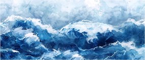 Obraz - Ilustrácia mora (120x50 cm)