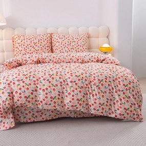 Obliečky z mikrovlákna STRAWBERRY ružové Rozmer obliečky: 70 x 90 cm | 140 x 200 cm