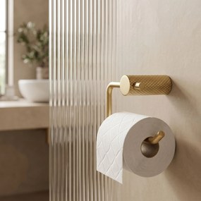 Rea Otto, nástenný držiak na toaletný papier A62309BG, zlatá matná, REA-42018