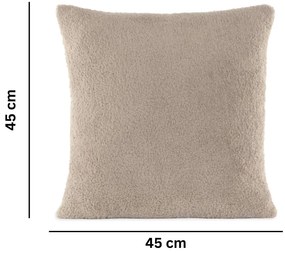 Dekoračný vankúš z mikroplyšu 45x45 cm Cocoon – Tiseco Home Studio