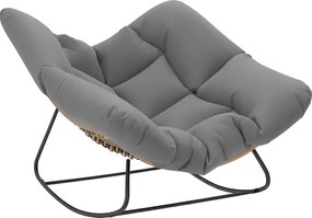 Závesné kreslo Outsunny s vankúšom — odolné do exteriéru/interiéru, sivé, nosnosť 120 kg | Aosom
