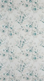 ZÁVES NA KRÚŽKOCH AVA 140X250 CM LISTY