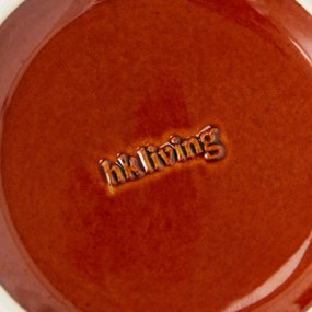 HK living Kameninový hrnček na cappuccino 70's Sunset 300 ml