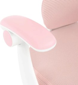 Detská otočná stolička ružová KA-W8008 PINK