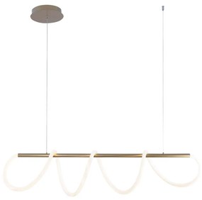 Zuma Line 20006PM-GD - LED Luster na lanku BALBO LED/45W/230V 3000/4000/6000K