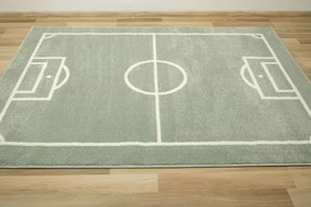 Koberec Lima 6333B zelený / krémový, ihrisko