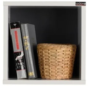 Nástenná polica 33x33 cm biela