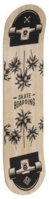 Drevená dekorácia na stenu Skateboard 80x20 cm