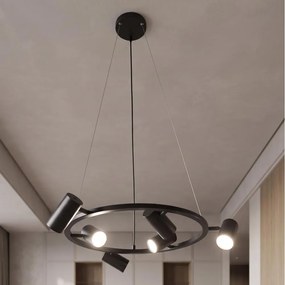BRILAGI - Závesný luster SELE 6xGU10/30W/230V čierny