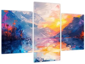 Obraz - Maľba krajiny (90x60 cm)