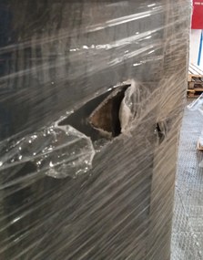 AKCIA Tmavo sivá rozkladacia rohová pohovka ZENOVA 220x140 cm, obojstranná II. akosť