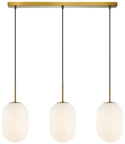 Luster na lanku ALIAS 3xE14/40W/230V zlatá