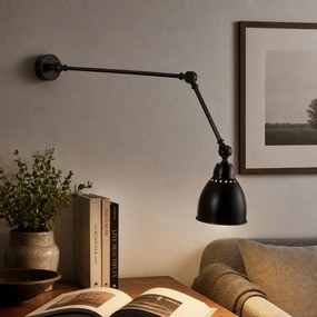 BRILAGI - Nástenná lampa QUILL 1xE27/40W/230V 83 cm čierna